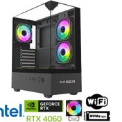Resim Xaser XSR1104 i7-14700F 32 GB 1 TB M.2 NVMe SSD 8 GB RTX4060 Free Dos Masaüstü Oyuncu Bilgisayarı 