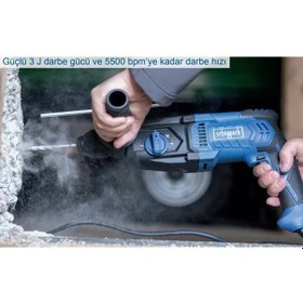 Resim Scheppach DH2260 1050W 3J Elektrikli Kırıcı Delici + Keski + Murç + Matkap Ucu Set 