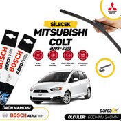 Resim Mitsubishi Colt Bosch Aerotwin Silecek Takımı 2009-2013 