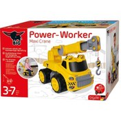 Resim Big Power Worker Maxi Vinç Araba Sarı 