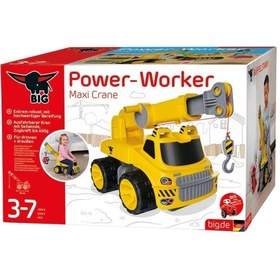 Resim Big Power Worker Maxi Vinç Araba Sarı 