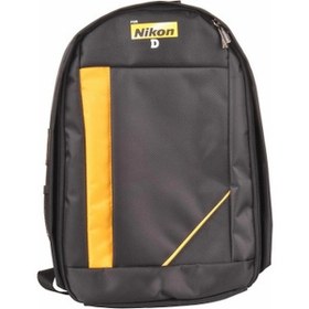 Resim Nikon Dslr Fotoğraf Makinesi İçin Çift Askılı Sırt Çantası 