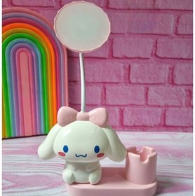 Resim Menuzer Sevimli Karakterler Kalemlikli Kalemtıraşlı Led Işıklı Çocuk Gece ve Masa Lambası 