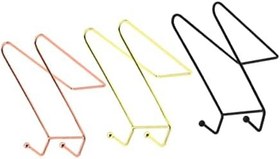 Resim jojofuny 3 Adet Paslanmaz Çelik Kitap Tutucu Telefon Standları Ofis Ev Tutucu Tablet Tutucu Fotoğraf Standları Okuma Standları 