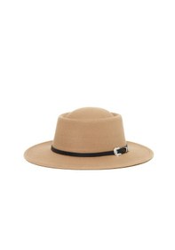Resim Berellini Kaşe Kaşmir - Unisex Geniş Fotör Bej 