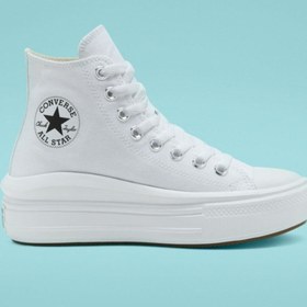 Resim Converse CHUCK TAYLOR ALL STAR MOV Beyaz Kadın Sneaker 