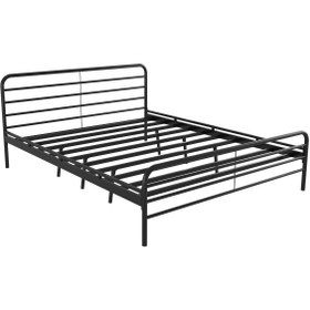 Resim FANO Milas Metal Karyola Beyaz Çift Kişilik Ferforje Yatak 140x190, 140x200, 150x200, 160x200 