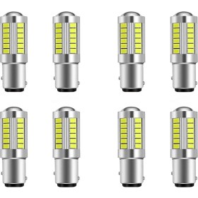 Resim Gemstone 8x Süper Parlak LED 1157 LED LED Ampul P21/5W BAY15D LED 33SMD 5730 Yonga Seti (Yurt Dışından) 