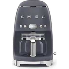 Resim Esmo Home Smeg Barut Grisi Filtre Kahve Makinesi 50's Style DCF02GREU 