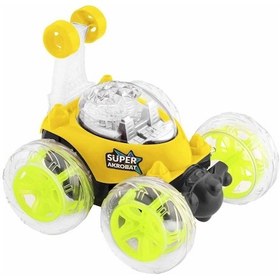 Resim Sebat Oyuncak Uz. Kum. Süper Akrobat Sb 2055,ışıklı Ve Sesli 360 Derece Dönebilen Araç Sarı 
