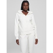 Resim Guess Olympe Fermuarlı Kapüşonlu Kadın Sweatshirt V4YQ06KCAY2 (V4YQ06KCAY2) 