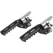 Resim Xiyyadms Evrensel 22-25mm Çap Tüpler İçin Katlanır Paslanmaz Çelik Motorcycle Ön Ayak Destekleri R1250gs R1200gs Adv Uyumlu 