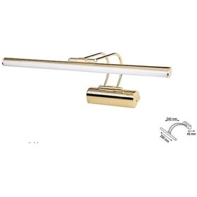 Resim 6w Gold Flüt Aplik 3200k Sarı Işık Sarı 