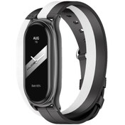 Resim Sones Xiaomi Mi Band 8 Mijobs Plus Kılıf Çift Döngü Deri Watch Band 