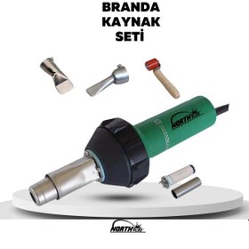 Resim North Plas Profesyonel Branda Membran Tente Kaynak Makinesi Seti 