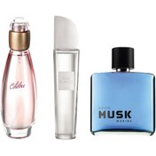 Resim Avon Celebre Edt 50 Ml + Pur Blanca Edt 50 Ml + Musk Marine Edt 75 Ml 3lü Set 