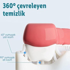 Resim Mas Lord U Şekli Bebek Diş Fırçası Mavi Renk 4 Adet 6-12 Yaş 