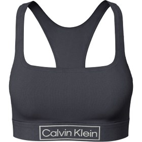 Resim Calvin Klein Kadın Imzalı Elastik Bantlı Spor Sütyeni 000qf6768e - Lacivert 