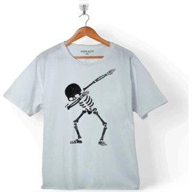 Resim Kendim Seçtim İskelet Dansı Dabbıng Skeleton Skull Kuru Kafa Çocuk T-Shirt 