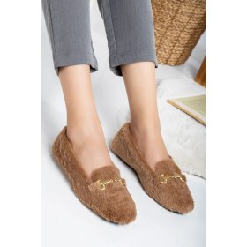 Resim Slipcat Yumuşak Peluş Kadın Ev Babeti Ses Yapmaz Hafif Taban Panduf Ev Pandufu 