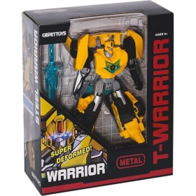Resim LJ1651 Metal Gövdeli Dönüşebilen Robot -Gepettoys 