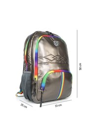 Resim Tarzınızı Taşıyın: 15,6 İnç Laptop Uyumlu Okul Günlük Seyahat Çok Fonksiyonlu Sırt Çantası Gold-1286 Altın 