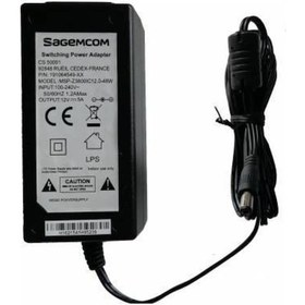 Resim Sagemcom 12V 5A Adaptör(Power Kablosu Dahil) 