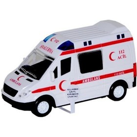 Resim Cnl-9999 Işıklı Sesli Pilli Ambulans 