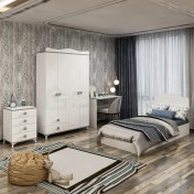 Resim Garaj Home Elit Genç Odası Takımı Gri- 