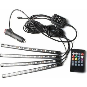 Resim 12 Ledli Ayak Altı Led Lamba Sese Ve Müziğe Duyarlı Led (505981720) 