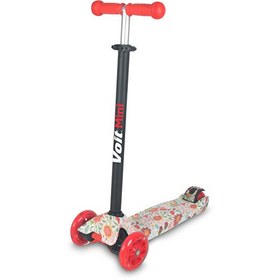 Resim Voit 218 Işıklı 3 Tekerlekli Scooter Graffiti 55 