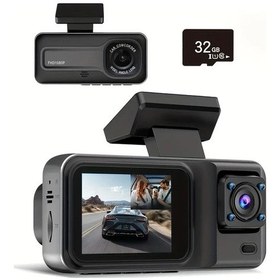 Resim Willowhaven 32gb Kartlı 3 Kanallı Araç Kamerası Gece Görüş Park Modu G-sensor 