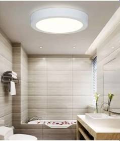 Resim Burenze Tavana Sıfır Plafonyer Panel Led Avize 6500K Buz Beyazı 