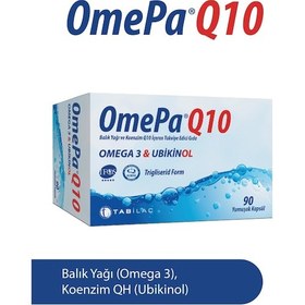 Resim Omepa Q10 Omega3 Ubiquinol 90 Kapsül . 