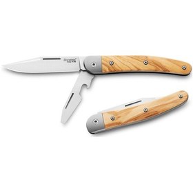 Resim Lionsteel Jack Jk2 Ul Olive Wood Çakı Açık Kahverengi 
