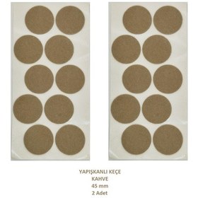 Resim Zemin Koruyucu, 45 mm Keçe, Kahve (2 Adet) 