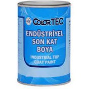 Resim Color Tec Endüstriyel Son Kat Boya Ral 6005 Çit Yeşili 0.75 Lt 