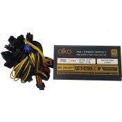 Resim Olko 2000 W Power Supply 16XPCI-E(6+2PIN), Mınıng 