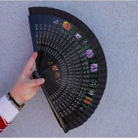 Resim Bambu Çiçekli Yelpaze-2026 