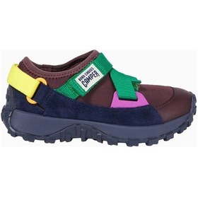Resim Bobo Choses X Camper Drift Trail Deri Tasarım Çocuk Sneaker Kahverengi 