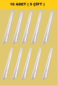 Resim İYON LİFE Montessori Oyuncak Dolabı Rayı 10 Adet Saklama Kutusu Rayı 28 Cm Beyaz 