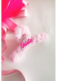Resim Eyer Shoping Barbie Peluş Mandal Toka Pembe 