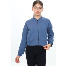 Resim Toontoy Kız Çocuk Hırka İndigo 