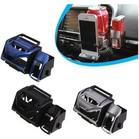 Resim Createtech Tutucu Sd-1012 Mavi Fonksiyonlu Çöp Kutusu 2'li Paket Araç İçin 1 Adet 