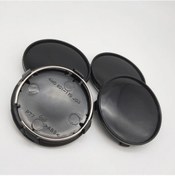 Resim Xuweiwei Black- 4 Adet 61mm 56mm Audi Q7 A4 A3 Q3 Oto Jant Kapak Kapağı 