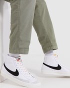 Resim Nike Blazer Mid '77 Vintage Erkek Beyaz Deri Günlük Spor Ayakkabı ( DAR KALIP ) 