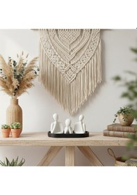 Resim Bernami Vazo Pinterest 4 Lü Düşünen Aile Dekoratif Obje Seti Siyah-beyaz Diğer 