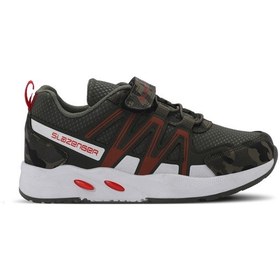 Resim Slazenger Elıps Erkek Çocuk Haki Kamuflaj Sneaker Haki Kamuflaj 
