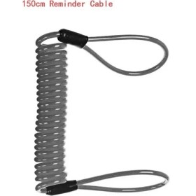 Resim Pengfushop5 Hatırlatma Kablo Stili Roaopp Motosiklet Alarm Kilidi Motosiklet Hırsızlık Alarmı Tekerlek Disk Fren Güvenlik Suzuki Kawasaki Bmw Için Siren Kilidi (Yurt Dışından) 