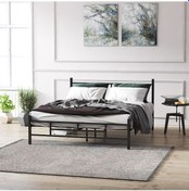 Resim Metal Karyola, Defne Metal Karyola 160x200 cm Siyah Renk 